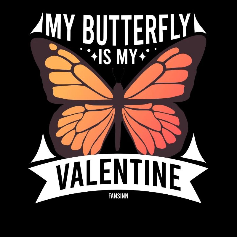 Mon papillon est mon Valentin