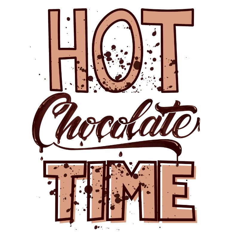 Citations d’hiver mignonnes - temps de chocolat chaud