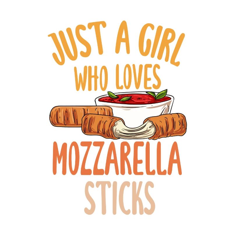 Nur ein Mädchen, das Mozzarella-Sticks liebt