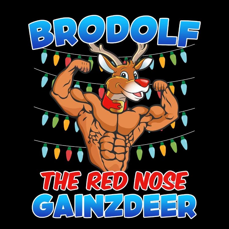 Brodolf le nez rouge Gainzdeer Bodbuilder