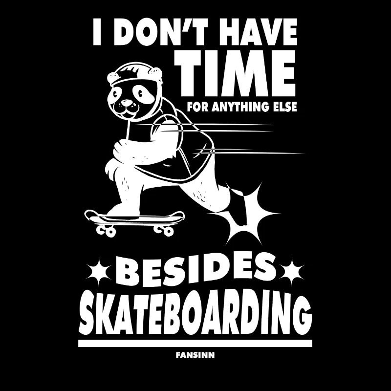 Panda Skateboard Sohn Tochter Geschenk