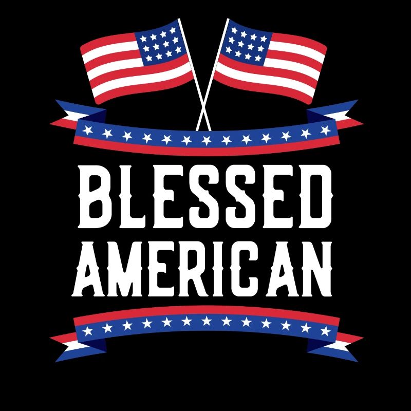 Blessed American US America USA Patriotic