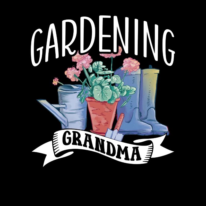 Gartenarbeit Oma Großmutter Gärtnerin Garten