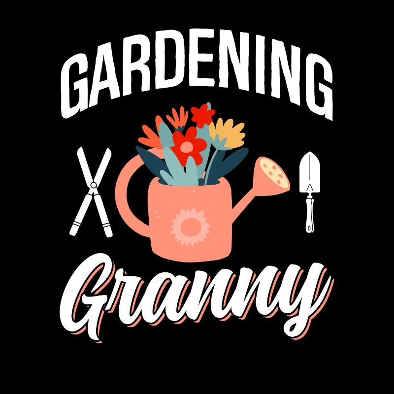 Gartenarbeit Oma Gärtnerin Garten Großmutter