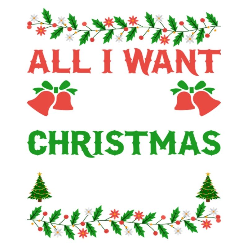 Humor All I Want For Christmas Is Self