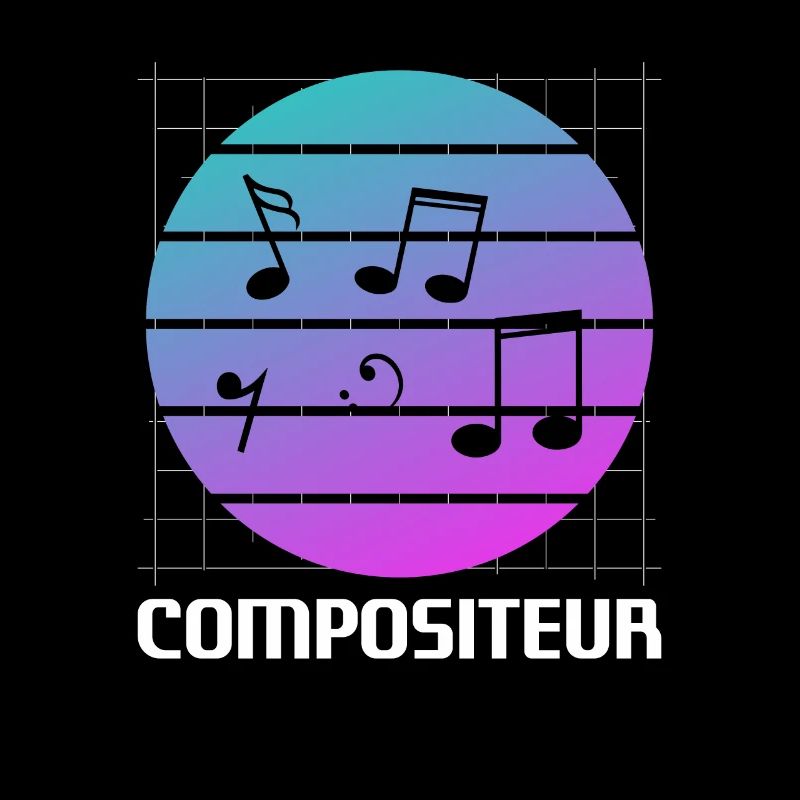 Retro Compositeur Composition Musicale