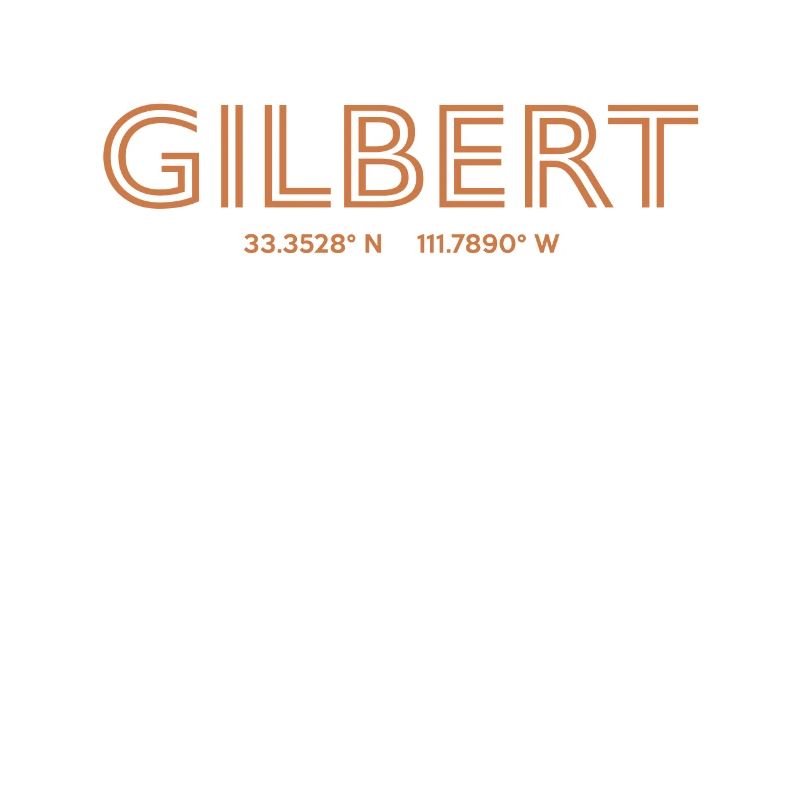 USA City Coordinates - Gilbert