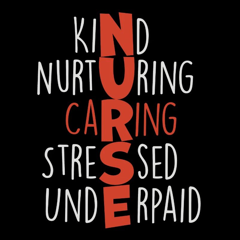 Nurses Kind Nurturing Caring Stressed and Underpai