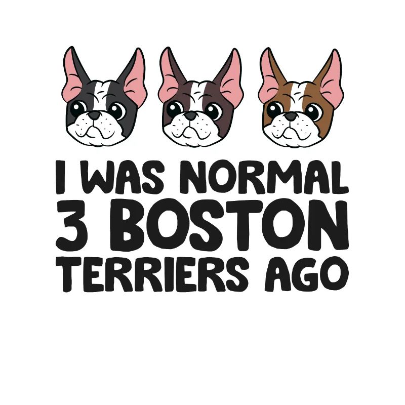 J’étais normal devant 3 Boston Terriers Funny