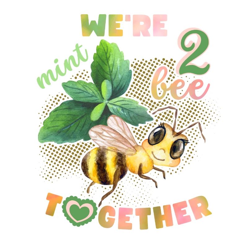 Saint-Valentin, Bee Honey Bee drôle de dicton Jeu de mots