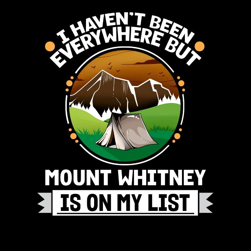 Mountain Is On My List Hiking Camping Hiker Camper
