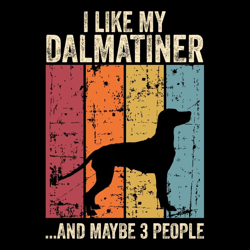 Propriétaire de chien de chien dalmate