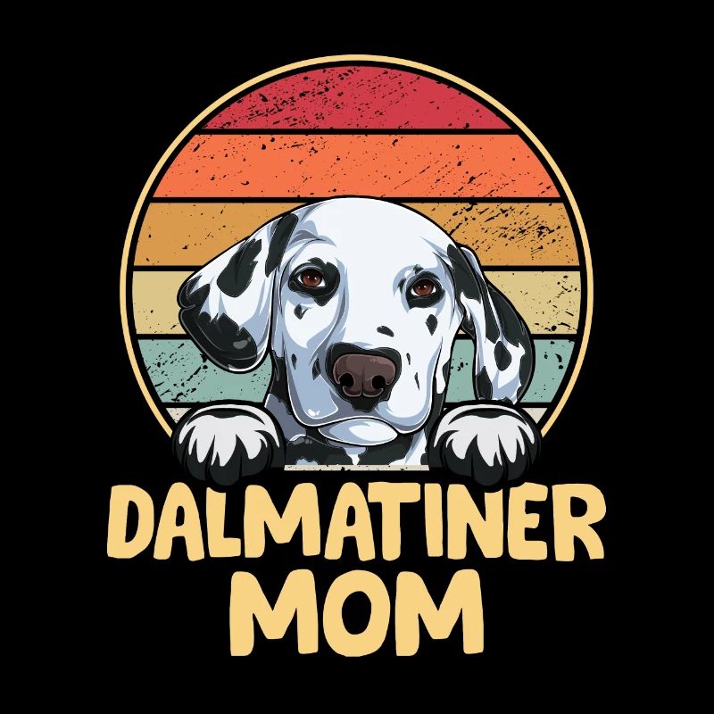 Propriétaire de chien de chien dalmate