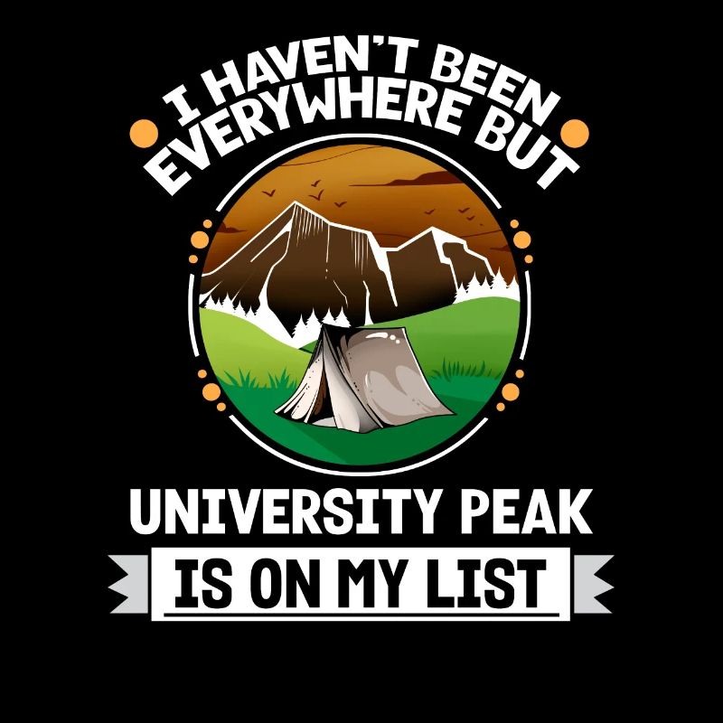 University Peak est sur ma liste Camping de randonnée