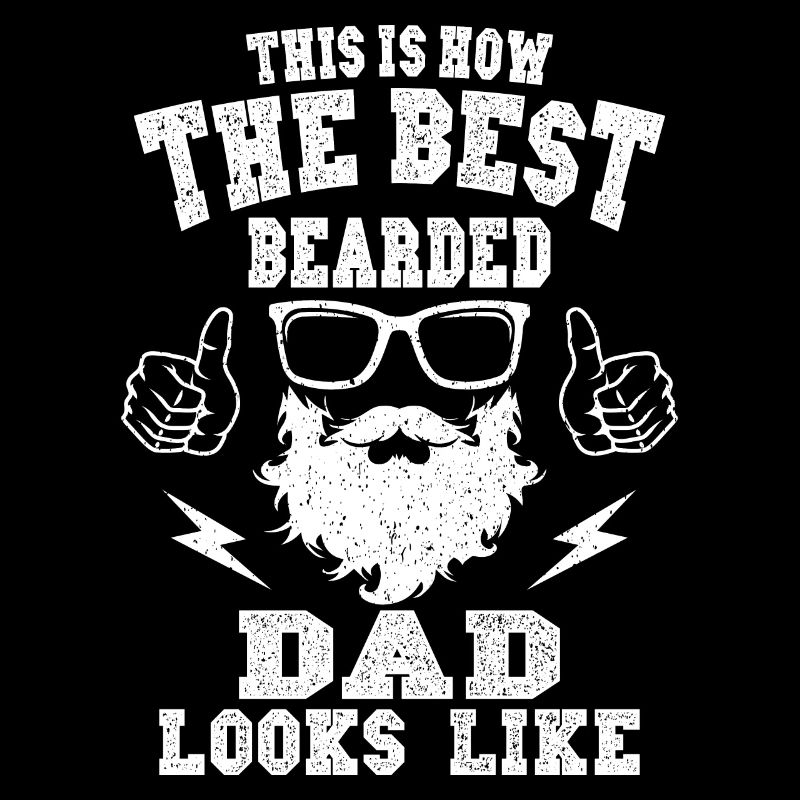 So Sieht Der Beste Bärtige Vater Aus Vatertag Bart