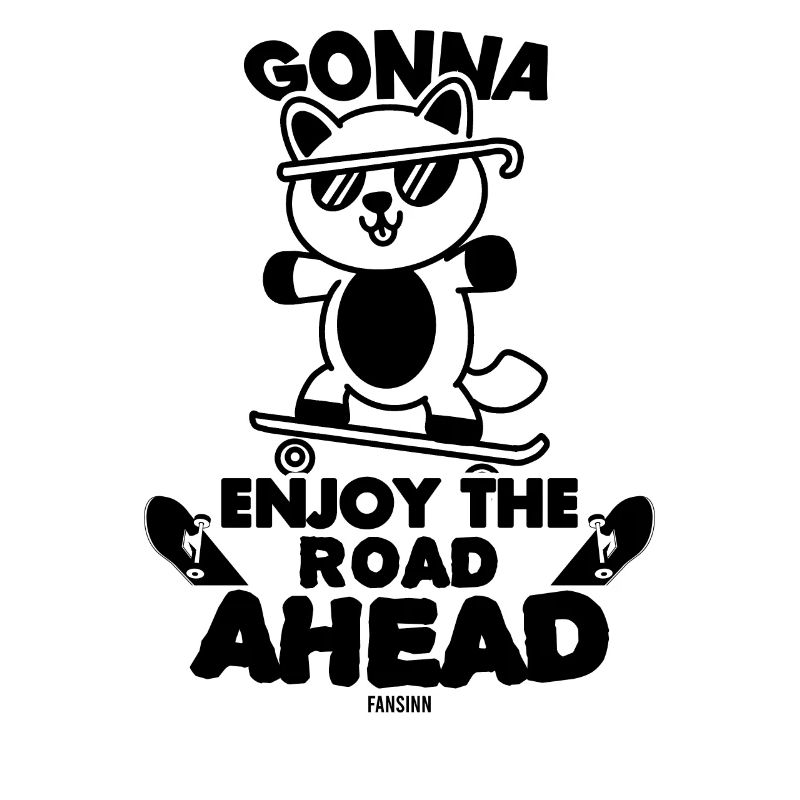 Cat Dog Skateboard Comic