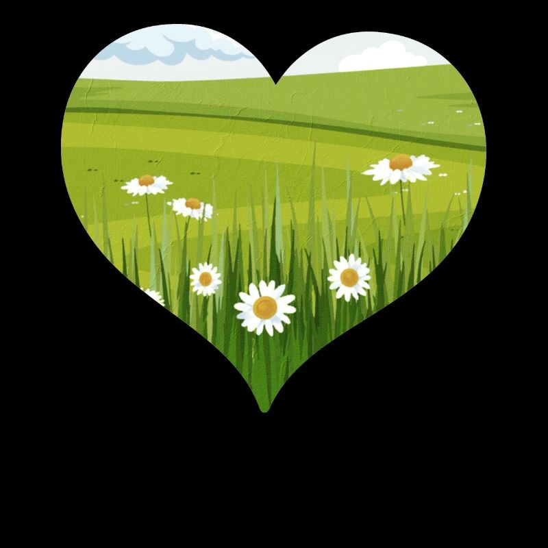 Bloomcore Aesthetic Flowercore Heart Shape Cottagecor