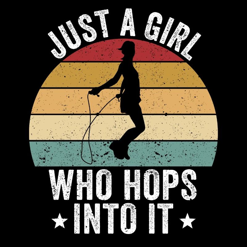 Funny Skipping Rope Springseil Nur ein Mädchen, da