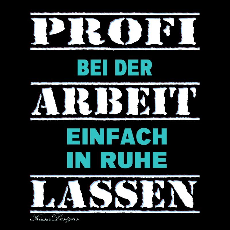 Profi bei der Arbeit lustiges Handwerker