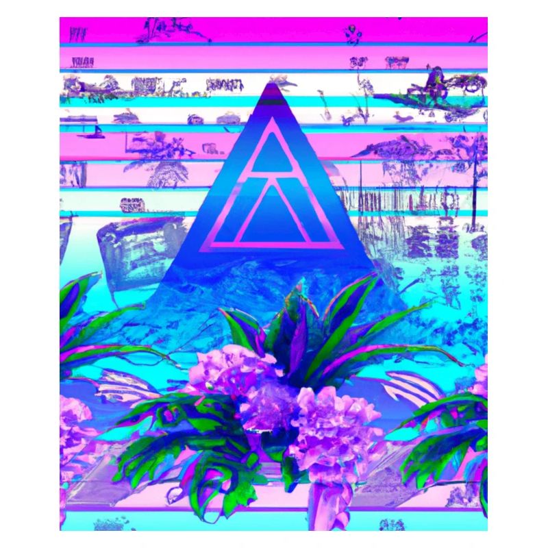 Synthwave Sun Hawaii Vaporwave Esthétique