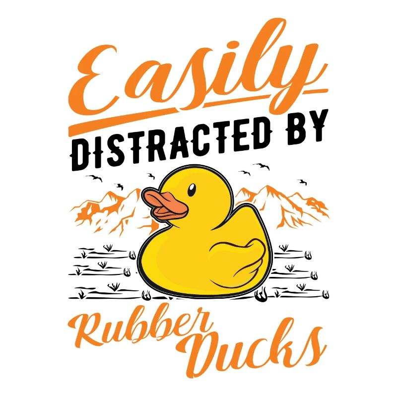 Easily distracted by Rubber Ducks Gummiente