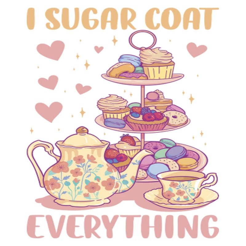 I Sugar Coat Everything Funny Baking