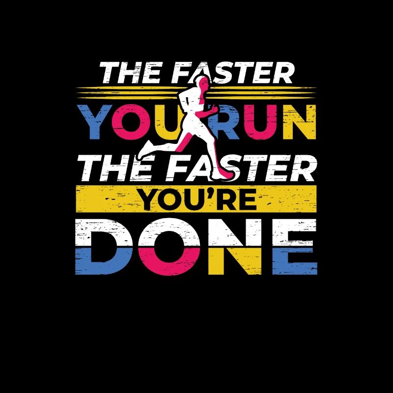 Plus vite vous courez Athlétisme coureurs