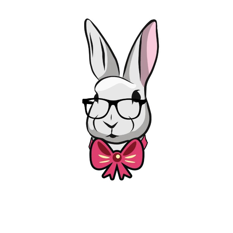 Cute Easter Rabbit Fly