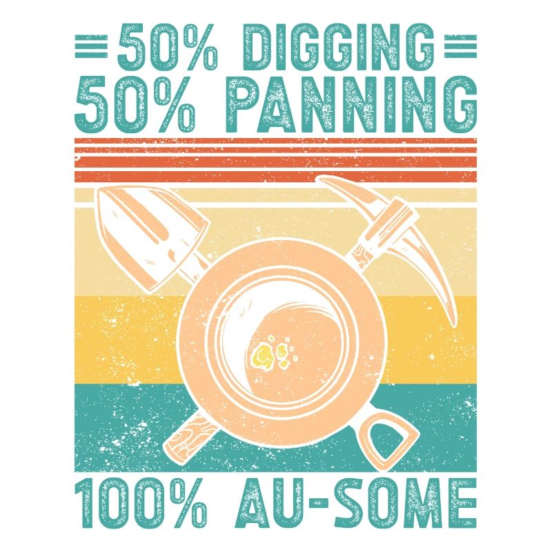 Funny gold panning 50% Digging 50% Digging 100%