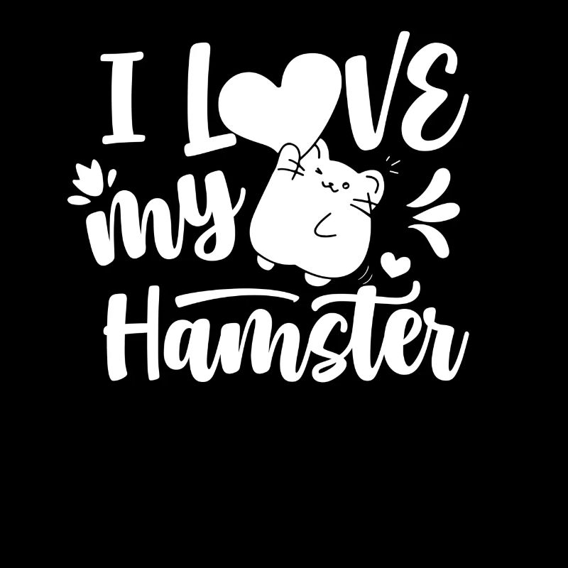 J’aime mon hamster mignon propriétaire d’animal de compagnie