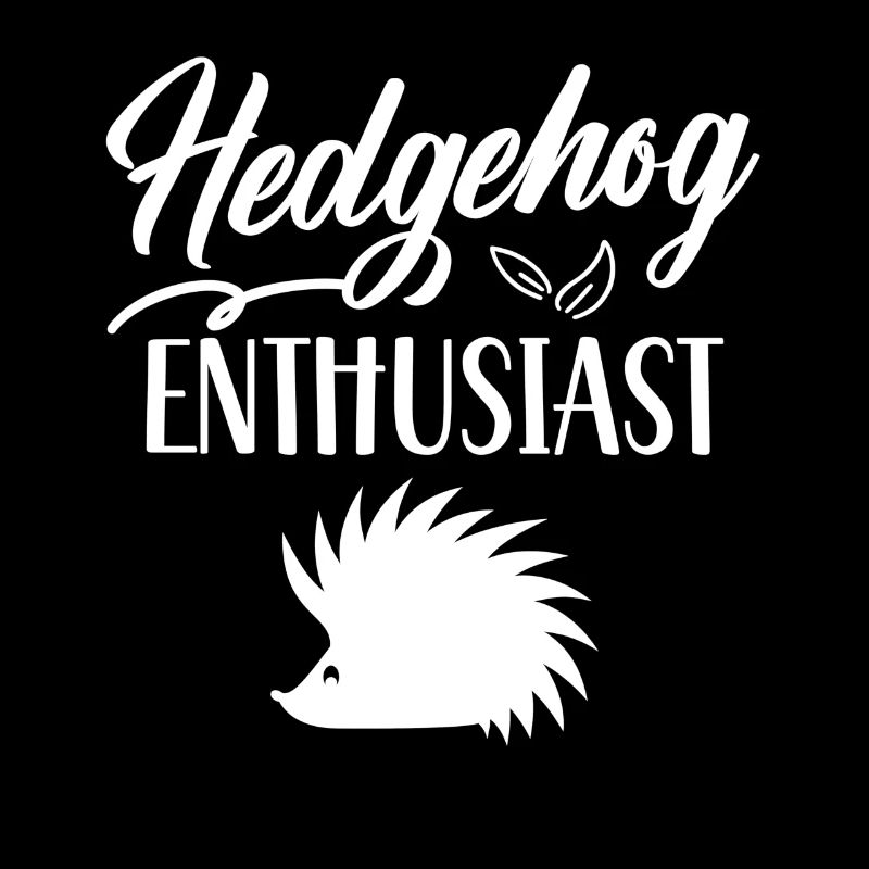 Hérisson Enthousiaste Pet Mignons Dictons
