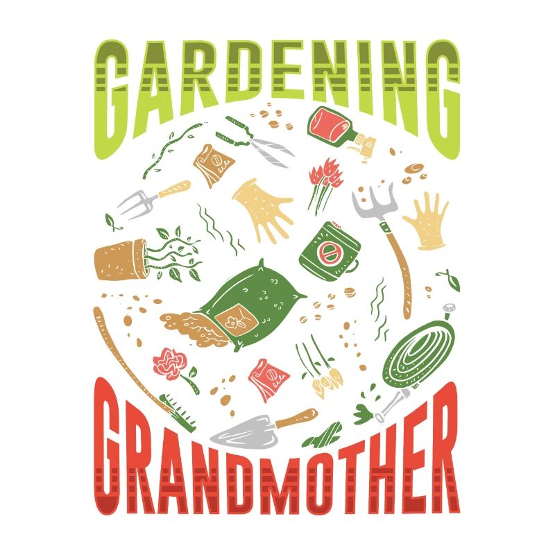 Gartenarbeit Großmutter Garten Oma Gärtnerin