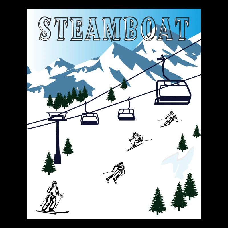SKI États-Unis Bateau à vapeur