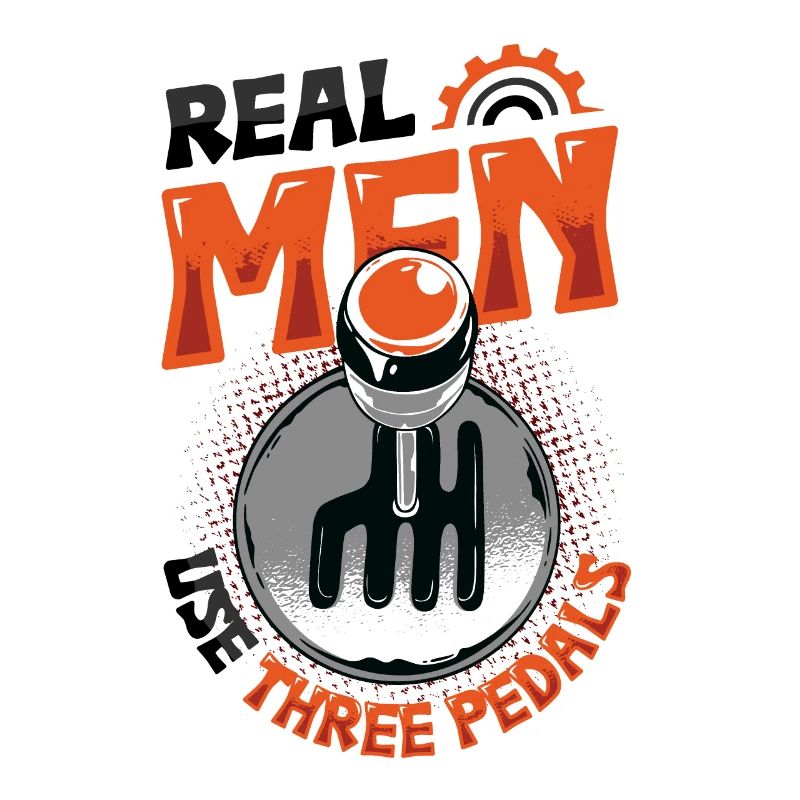 Real men use three pedals auto shifting