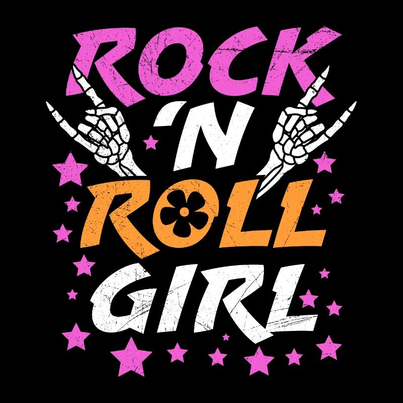 Ich bin ein Rock Mädchen Rock n Roll