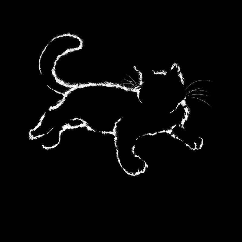 Chats Silhouette Chaton Chat