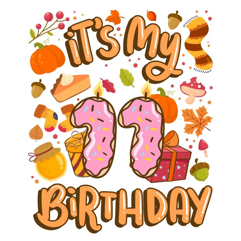 It's my 11th birthday autumn maple leaf