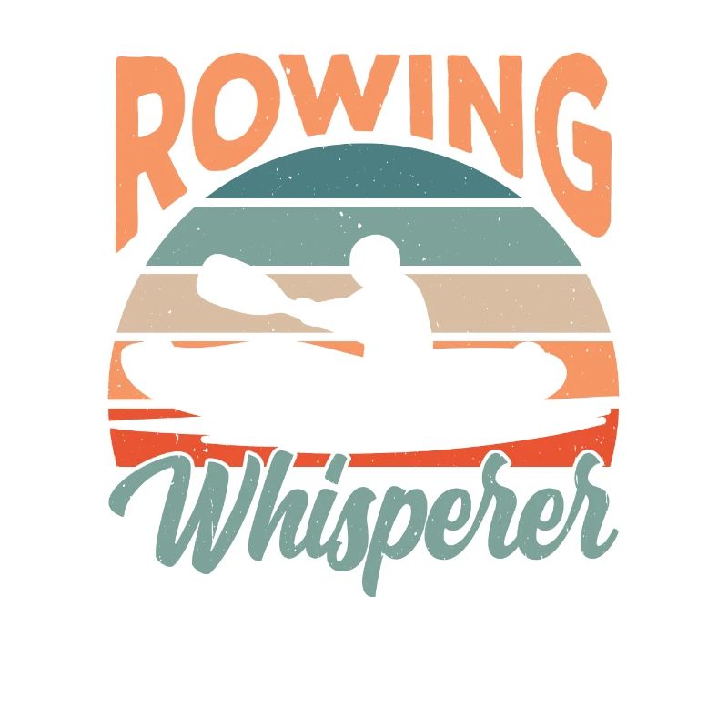 Rangées Chuchoteurs Rameurs Aviron