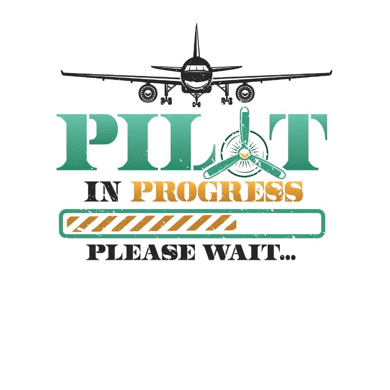 Pilot in progress, please wait, aircraft training