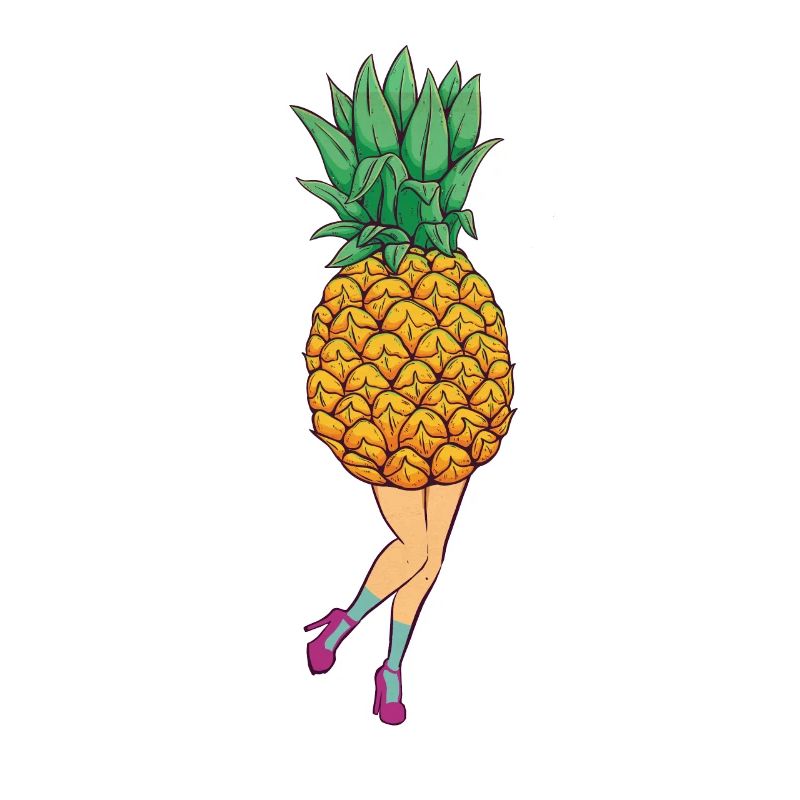 Attach pineapple