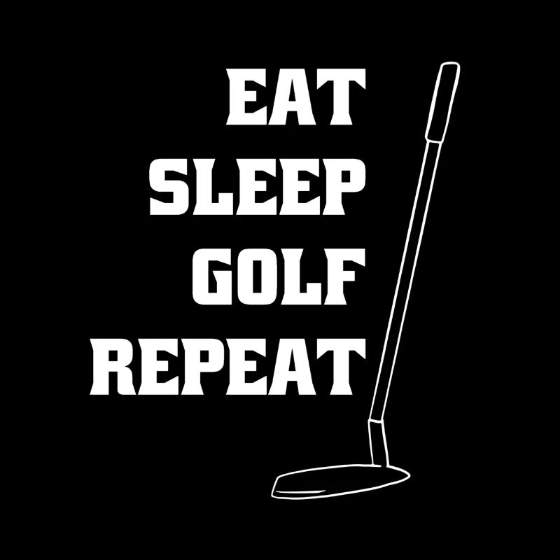 Golf Golfschläger Spruch Golfball Golfspielerin