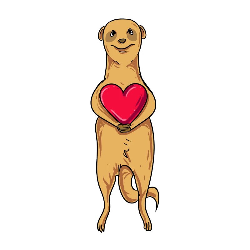 Valentinstag Erdmännchen