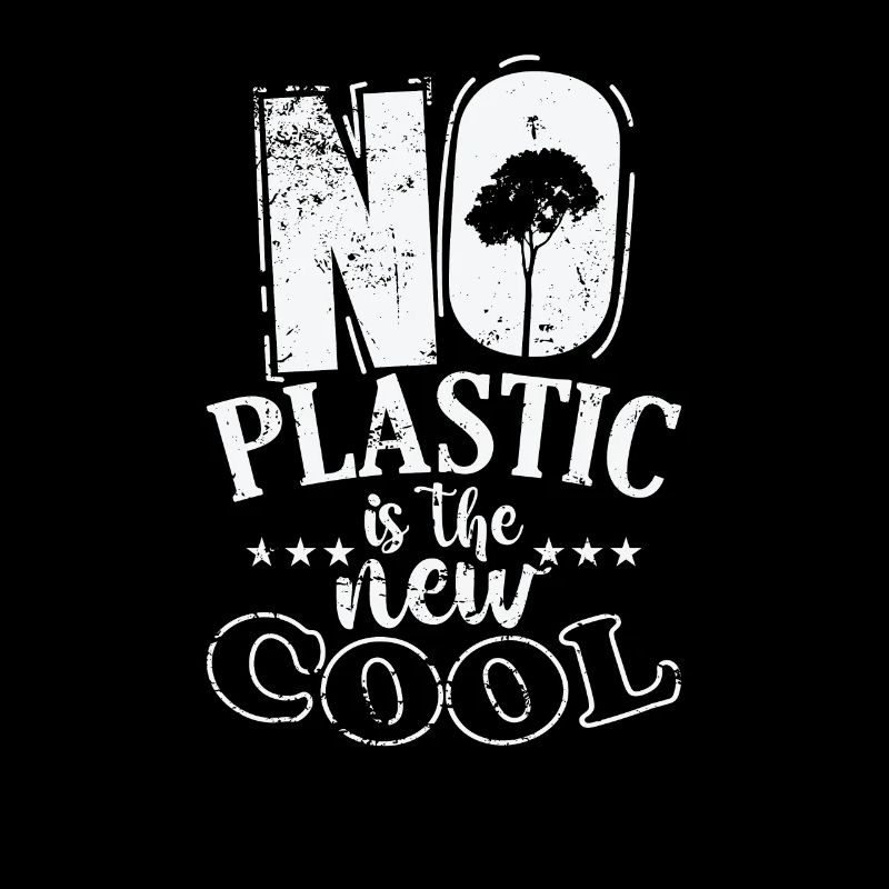 No Plastic is the new Cool Planet Erde