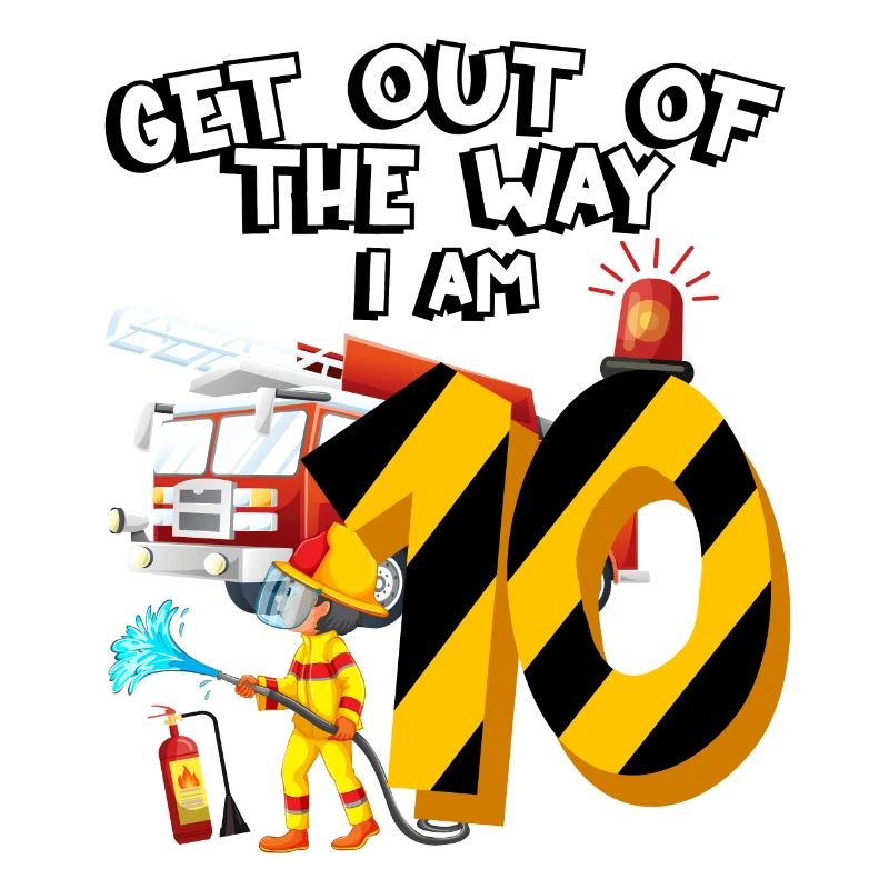 Fire engine firefighting I am 10 years old