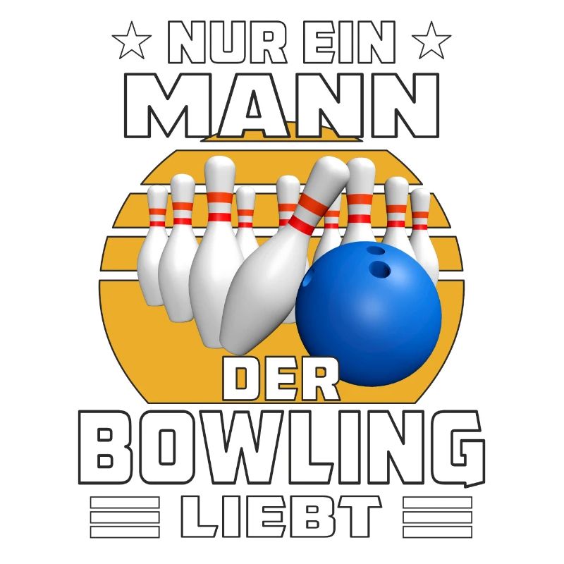 MANN DER BOWLING LIEBT