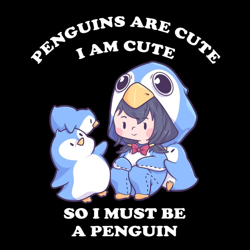 niedliches Pinguinkostüm