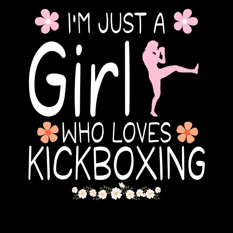 Ich bin nur ein Mädchen, das Kickboxen liebt