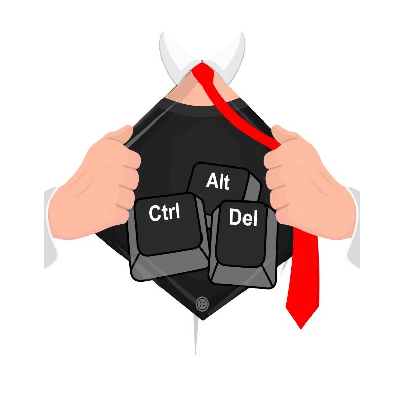 Ctrl Alt Del Hack Informatiker Computer
