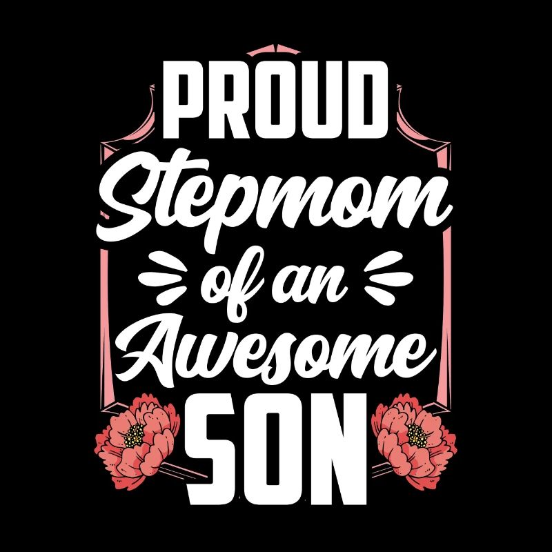 Stolze Stiefmutter Eines Großartigen Sohnes Kind