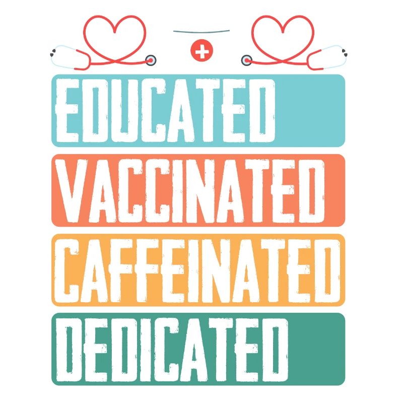 Formed vaccinated caffeinated committed sick